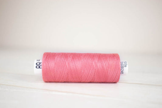 Sewing thread Drima No.120, 100% Polyester, 500m #00068 "Pink"