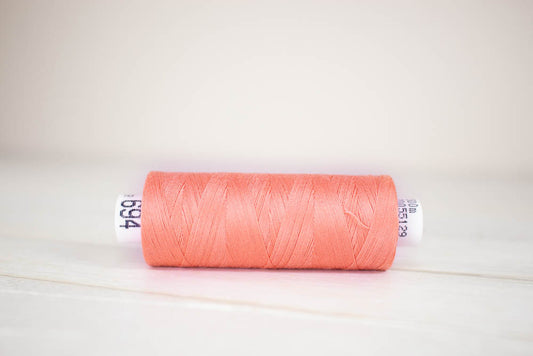Sewing thread Drima No.120, 100% Polyester, 500m #00694 "Orange"