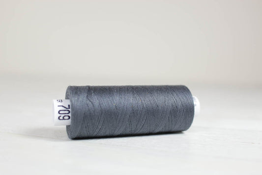 Sewing thread Drima No.120, 100% Polyester, 500m #00709 "Grey"