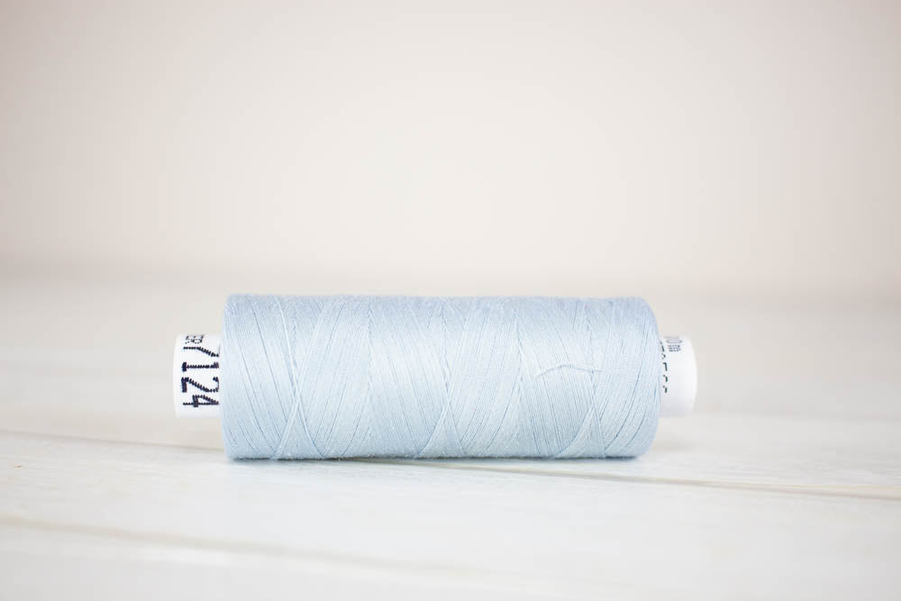 Sewing thread Drima No.120, 100% Polyester, 500m #07124 "Light blue"