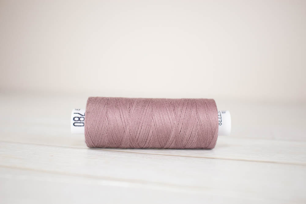 Sewing thread Drima No.120, 100% Polyester, 500m #00780 "Pale rose"