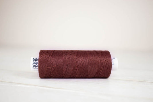 Sewing thread Drima No.120, 100% Polyester, 500m #08868 "Brown"