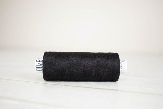 Sewing thread Drima No.120, 100% Polyester, 500m #09700 "Black"