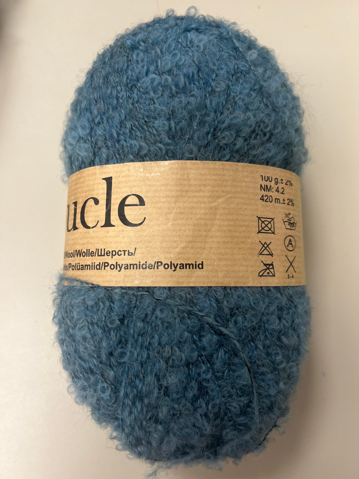 Bucle /Midara/ 100g #540 "Pelēcīgi zila"