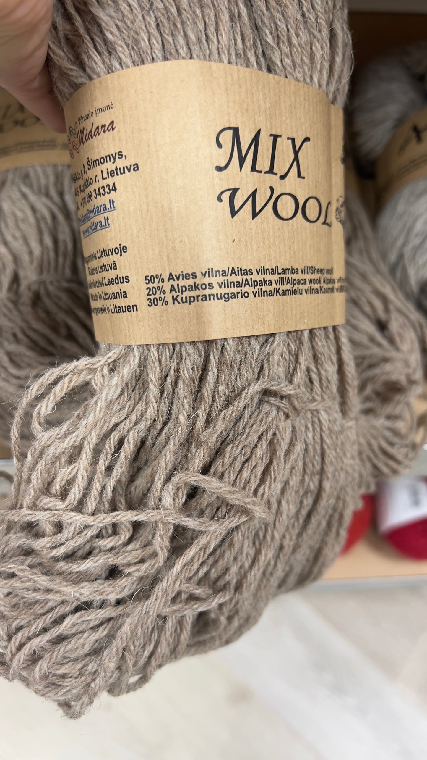 Mix Wool NM:8.5/4 /Midara/ 100g #800