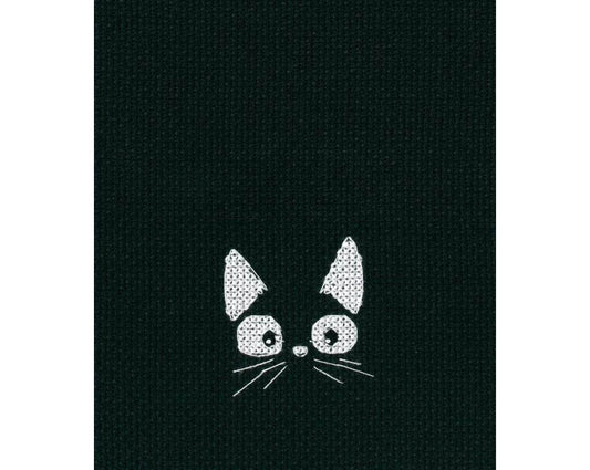 Starp melniem kaķiem. Kaķis tumsā - izšūšanas komplekts /RTO/ 4.5 x 5 cm