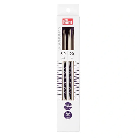 Prym Ergonomics zeķu adatas Ø5.00 mm ||20 cm