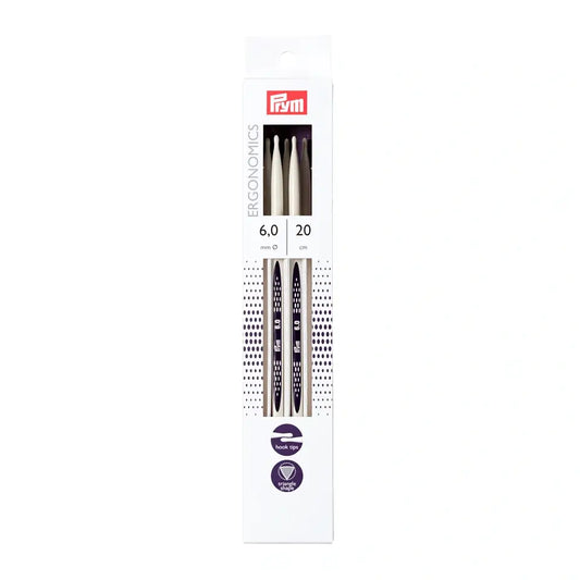 Prym Ergonomics zeķu adatas Ø6.00 mm ||20 cm