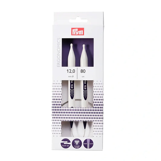 Prym Ergonomics apļa adāmadatas Ø12.00 mm ||80 cm