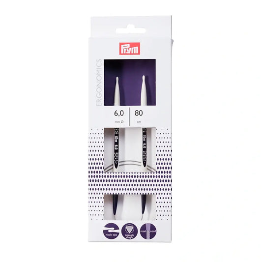 Prym Ergonomics apļa adāmadatas Ø6.00 mm ||80 cm