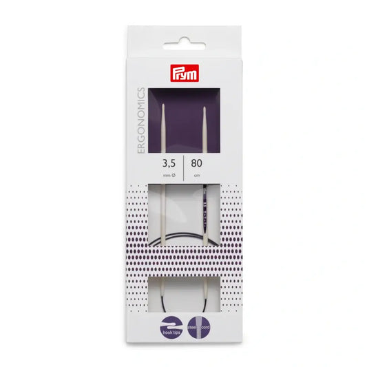 Prym Ergonomics apļa adāmadatas Ø3.50 mm ||80 cm