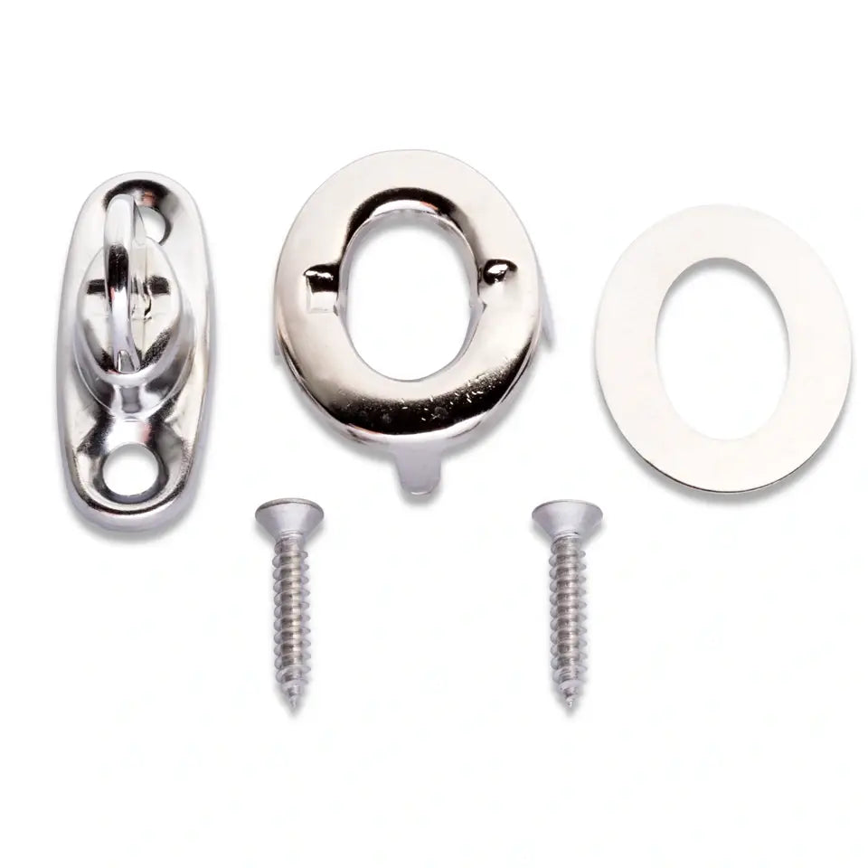 Twist-on screw-on clasp 33mm - 4pcs
