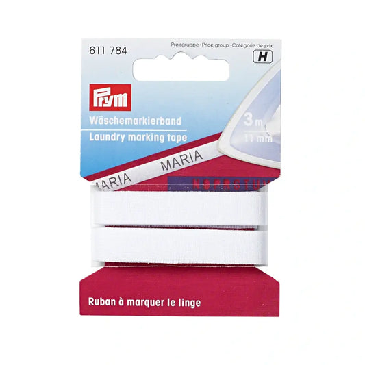Piegludināma lenta apģērbu birku izgatavošanai 11mm 3m /Prym