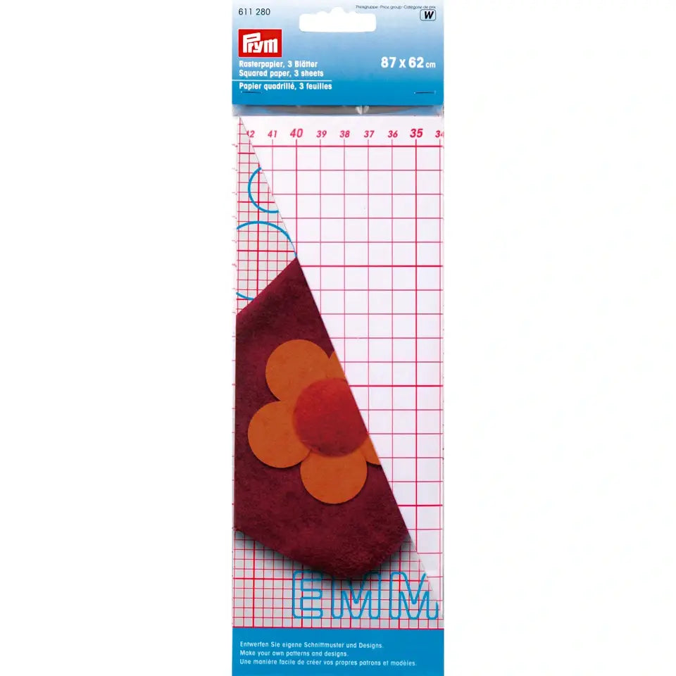 Papīrs piegrieztnēm - 3 lapas 87x62 cm