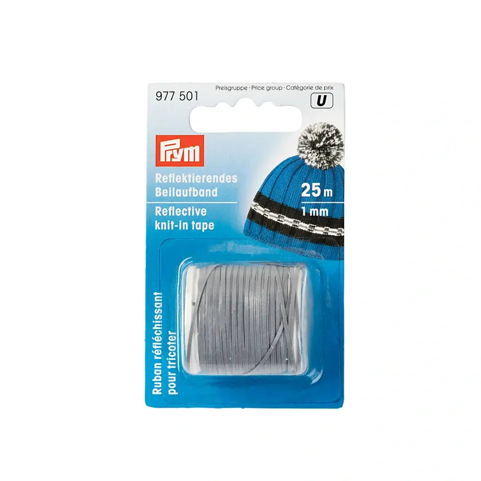 Ieadāms, gaismu atstarojošais diegs/ Prym/ 1 mm/25 metri