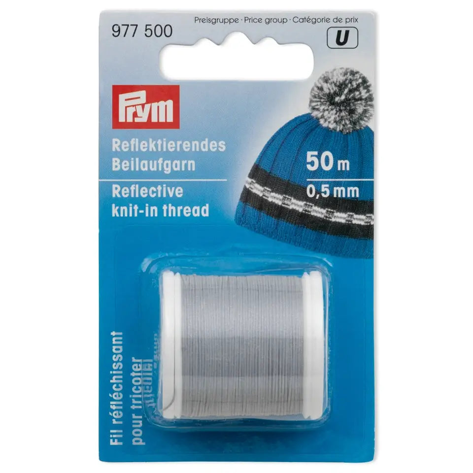 Ieadāms, gaismu atstarojošais diegs/ Prym/ 0.5 mm/50metri
