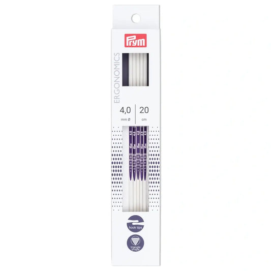 Prym Ergonomics zeķu adatas Ø4.00 mm ||20 cm