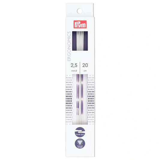Prym Ergonomics zeķu adatas Ø2.50 mm ||20 cm