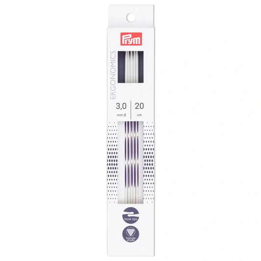 Prym Ergonomics zeķu adatas Ø3.00 mm ||20 cm