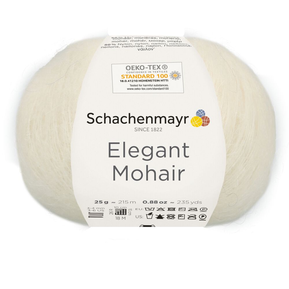 Elegant Mohair /Schachenmayr/ 25g #00002 "Dabīgs"