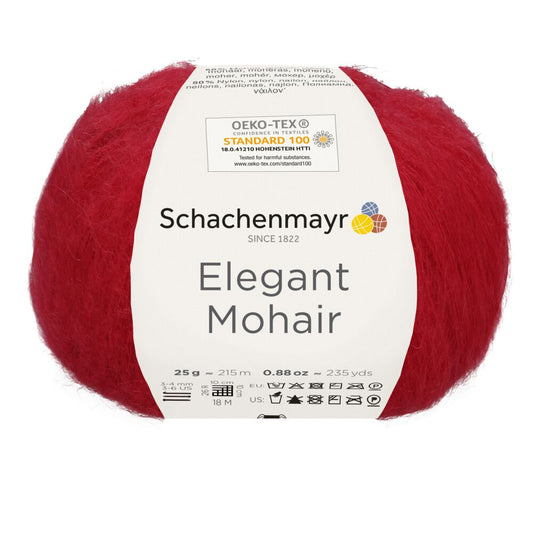 Elegant Mohair /Schachenmayr/ 25g #00030 "Ķirsis"