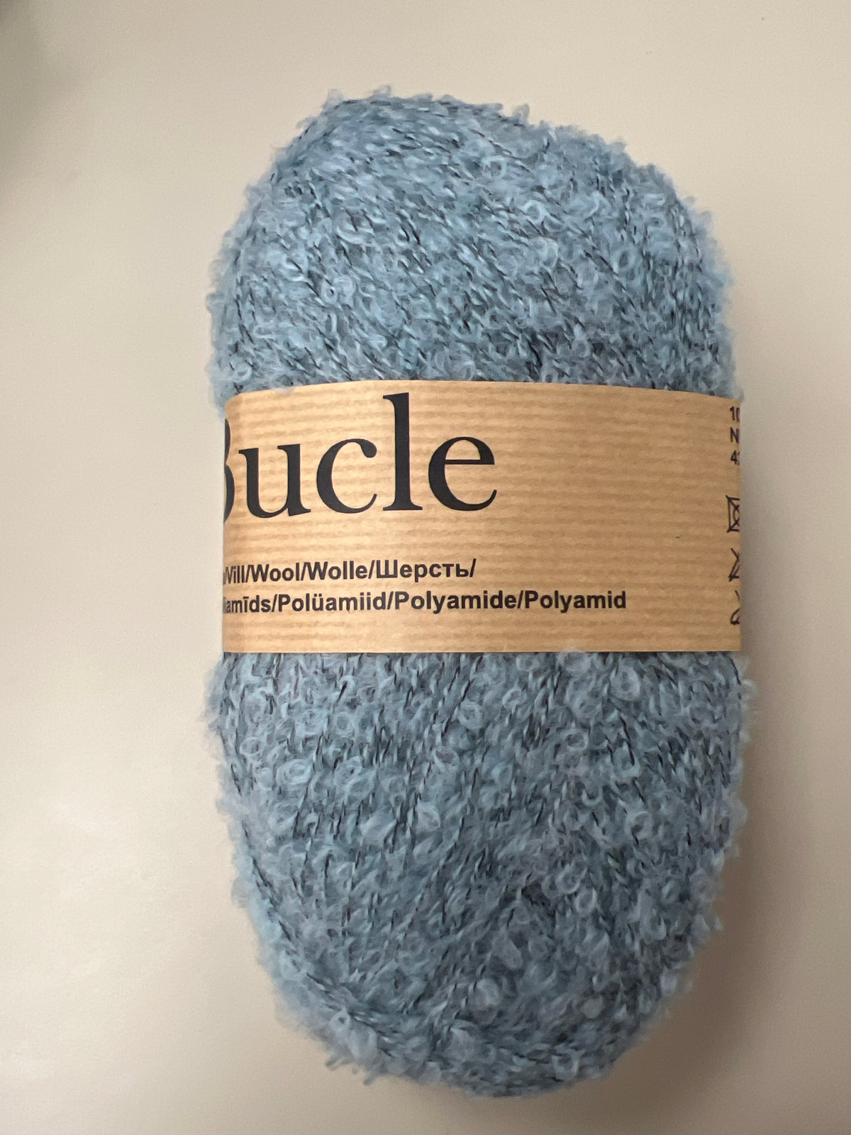 Bucle /Midara/ 100g #550 "Gaiši zilganpelēka"