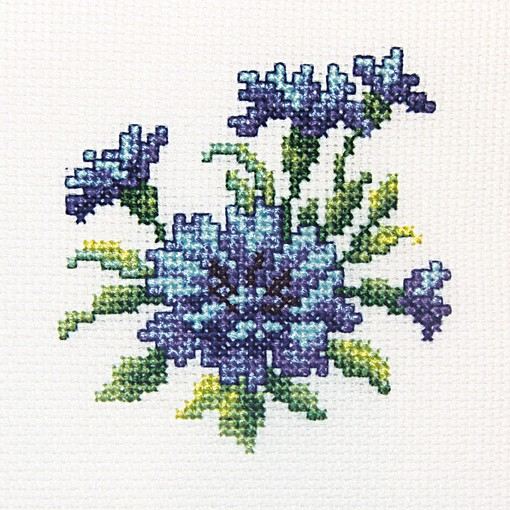 Rudzupuķe - izšūšanas komplekts /RTO/ 10 x 10 cm