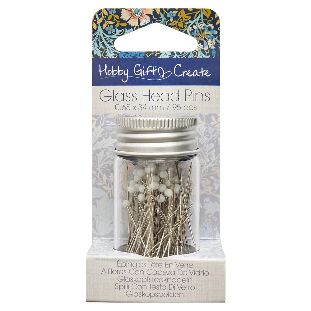 Kniepadatas ar stikla galviņu Create Collection /Hobby Gift/ 95 gab. 0.65x34mm