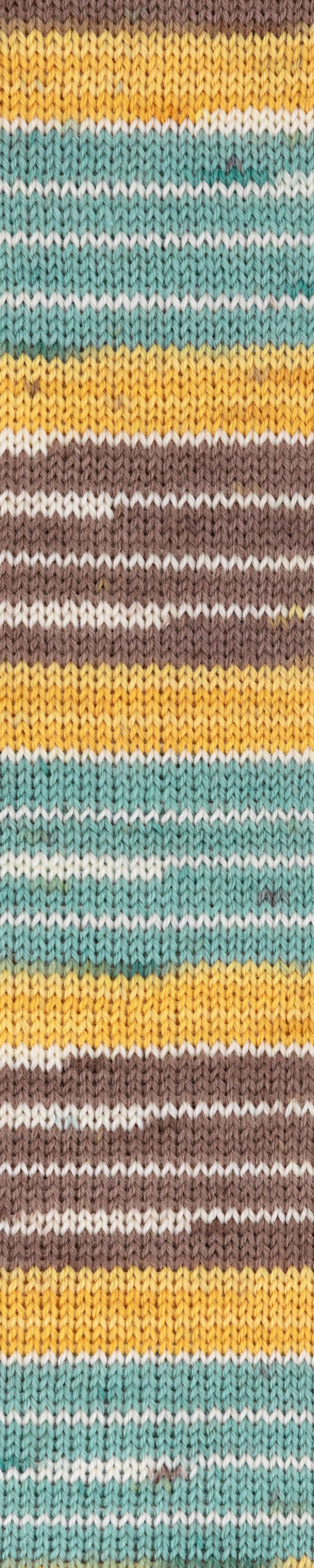 Hot Socks COLOR Gründl 4-diegu zeķu dzija 50g #12 "Citronu kūka"