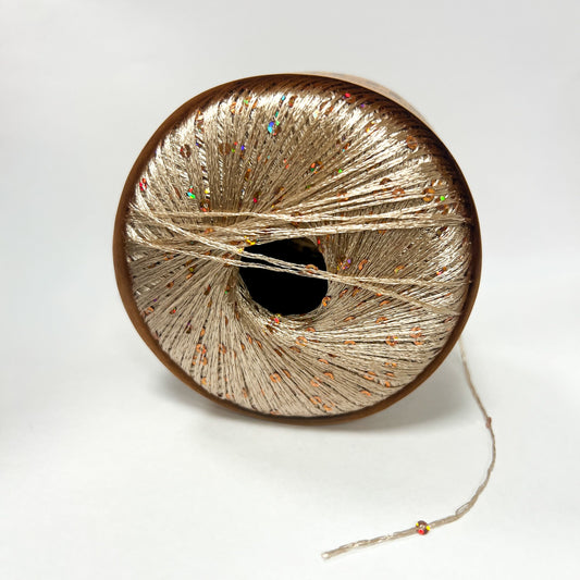 Sequin /Midara/ #883 "Rozā zelts-varavīksnes zelta fliteri"