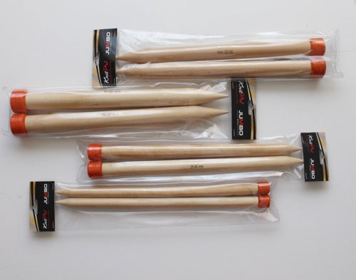 Knit pro Jumbo Birch adāmadatas Ø25.00 mm ||40 cm - Noliktavas izpārdošana!