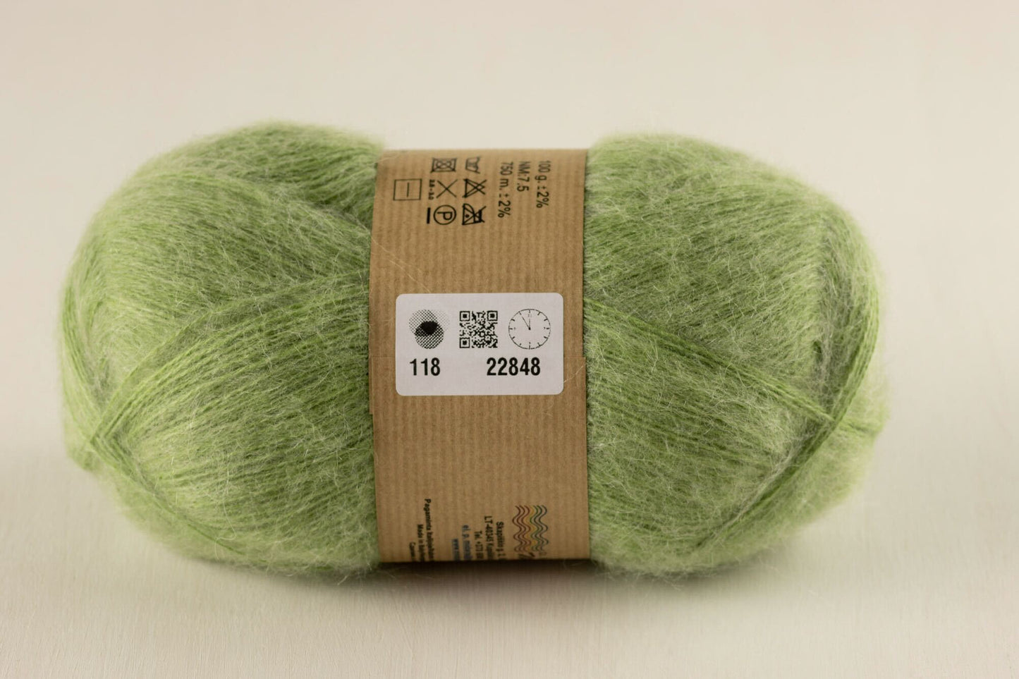 Angora 2 /Midara/ 100g #118 "Zaļš"