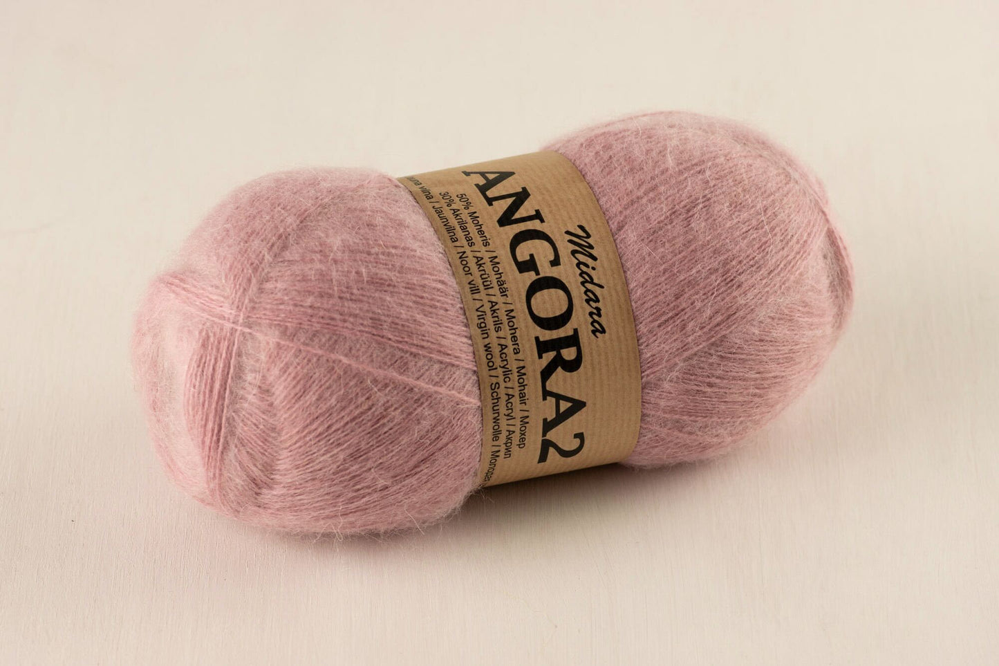 Angora 2 /Midara/ 100g #242 "Soft pink"