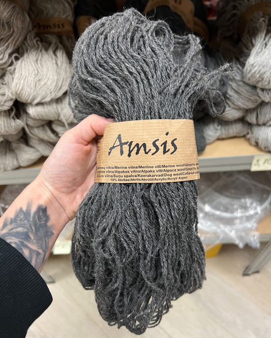 Amsis NM 7.5/3 #96 /Midara/ 100g "Tumši pelēks"