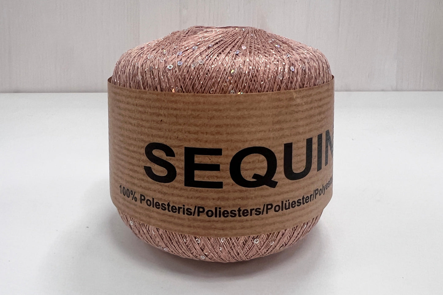 Sequin /Midara/ 50g #830 1350 m "Darker golden caramel-rainbow sequins"