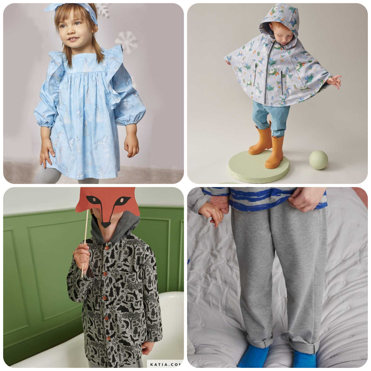 mini ME by Katia Fabrics, sügis / talv 2021-2022 - õmbluslõigete ajakiri, ENG