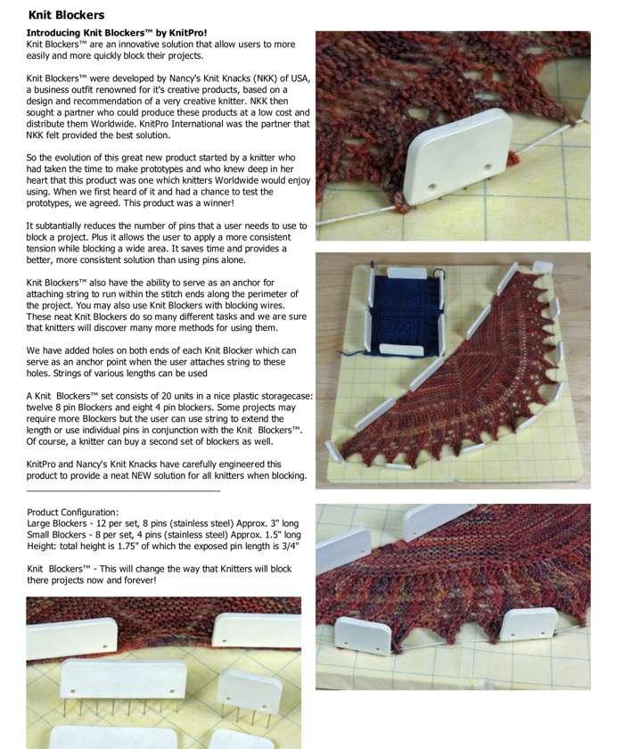 Adījumu bloķētāji /Knit Pro/ 20gab.
