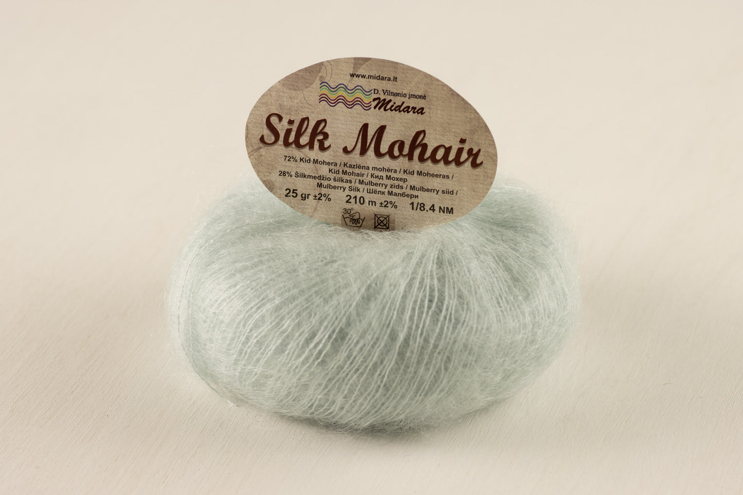 Silk Mohair /Midara/ 25g #510 "Maiga piparmētra"