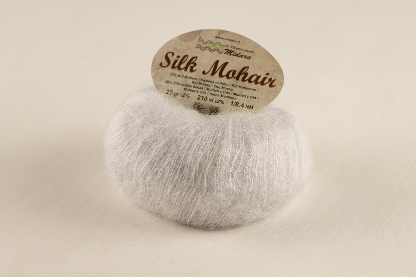 Silk Mohair /Midara/ 25g #905 "Gaiši pelēks"