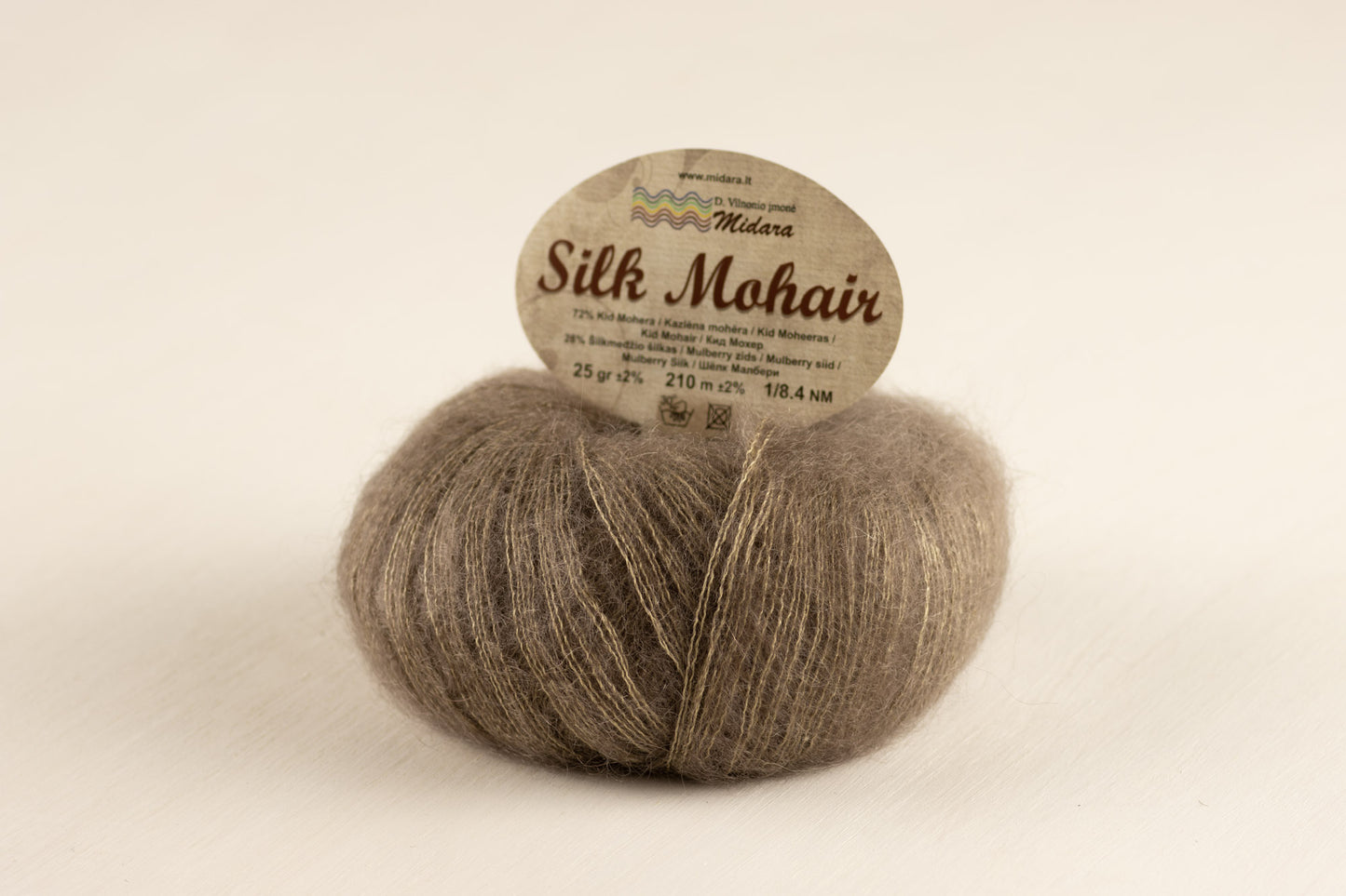 Silk Mohair /Midara/ 25g #880 "Light brown golden"