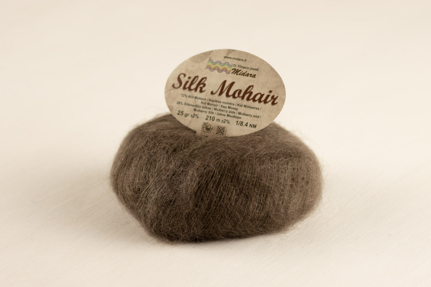 Silk Mohair /Midara/ 25g #890 "Chocolate brown"