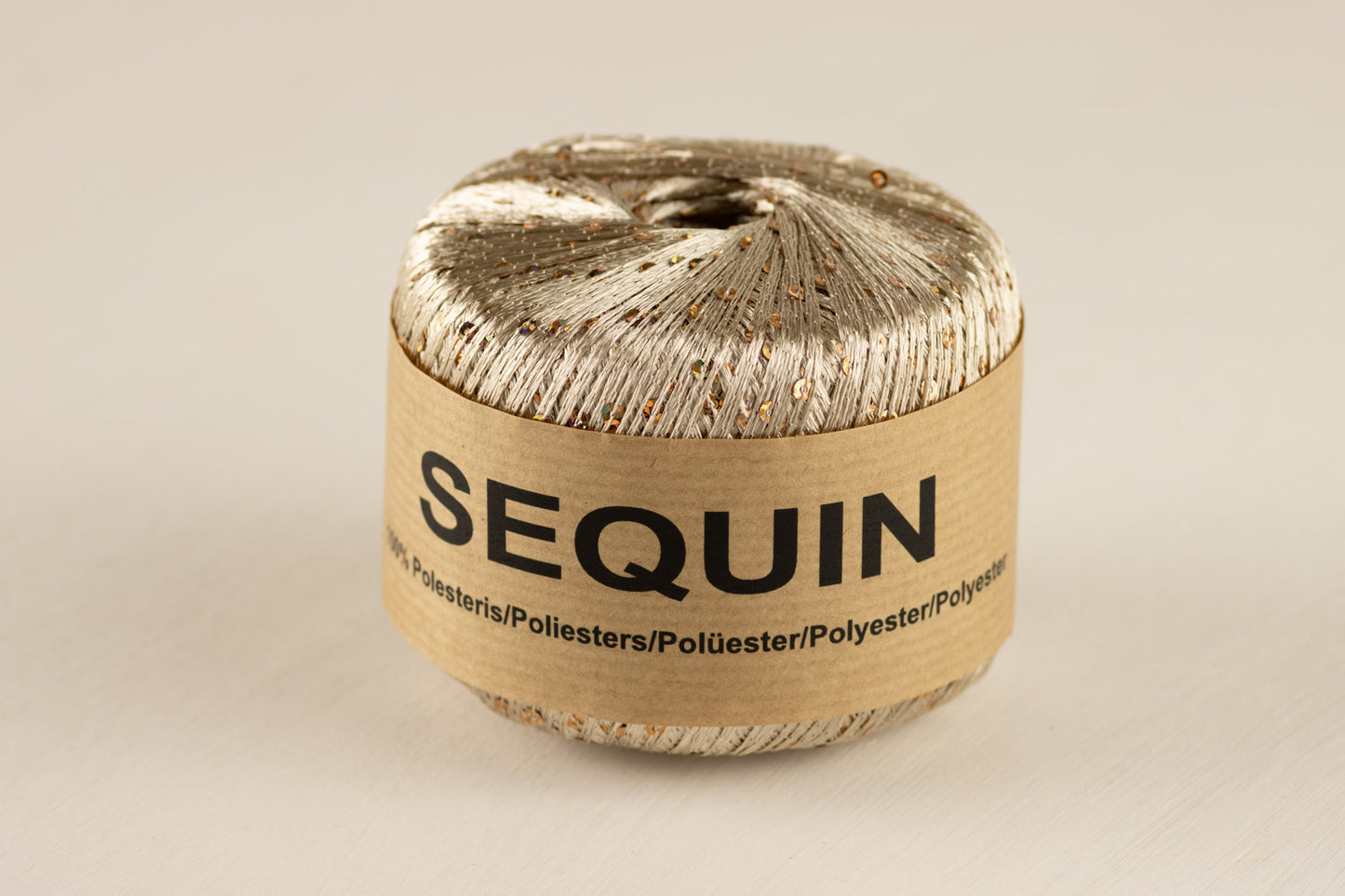 Sequin /Midara/ #883 "Gaišs zelts-varavīksnes zelta fliteri"