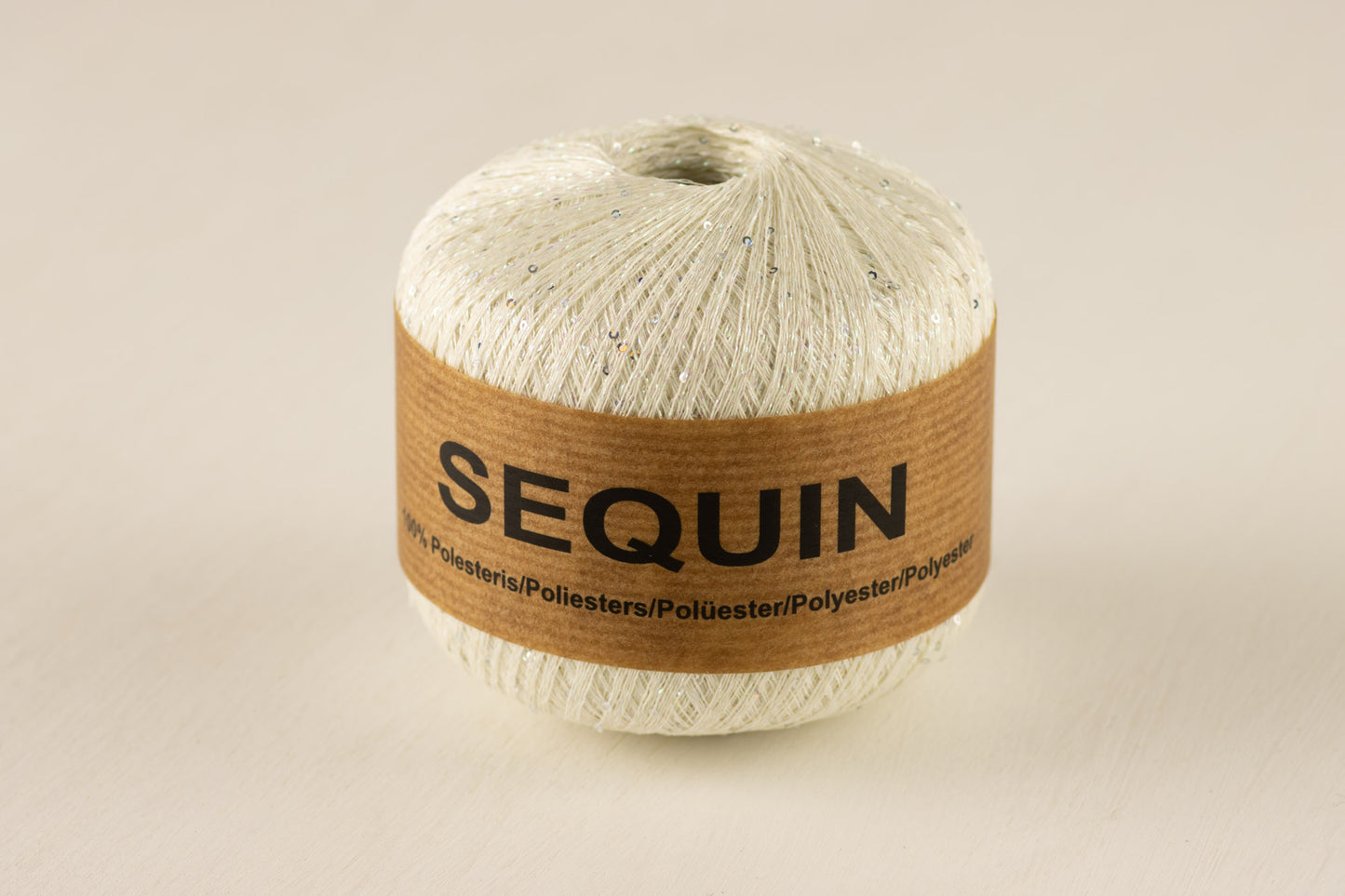 Sequin /Midara/ #020 1350 m "Piena balts-varavīksnes fliteri"