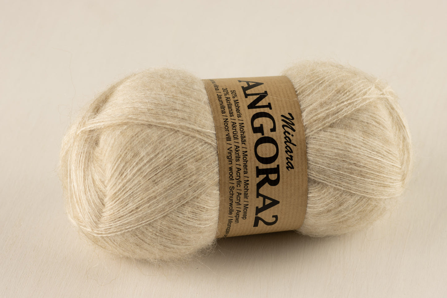 Angora 2 /Midara/ 100g #883 "Merserizēti gaiša kamieļkrāsa"