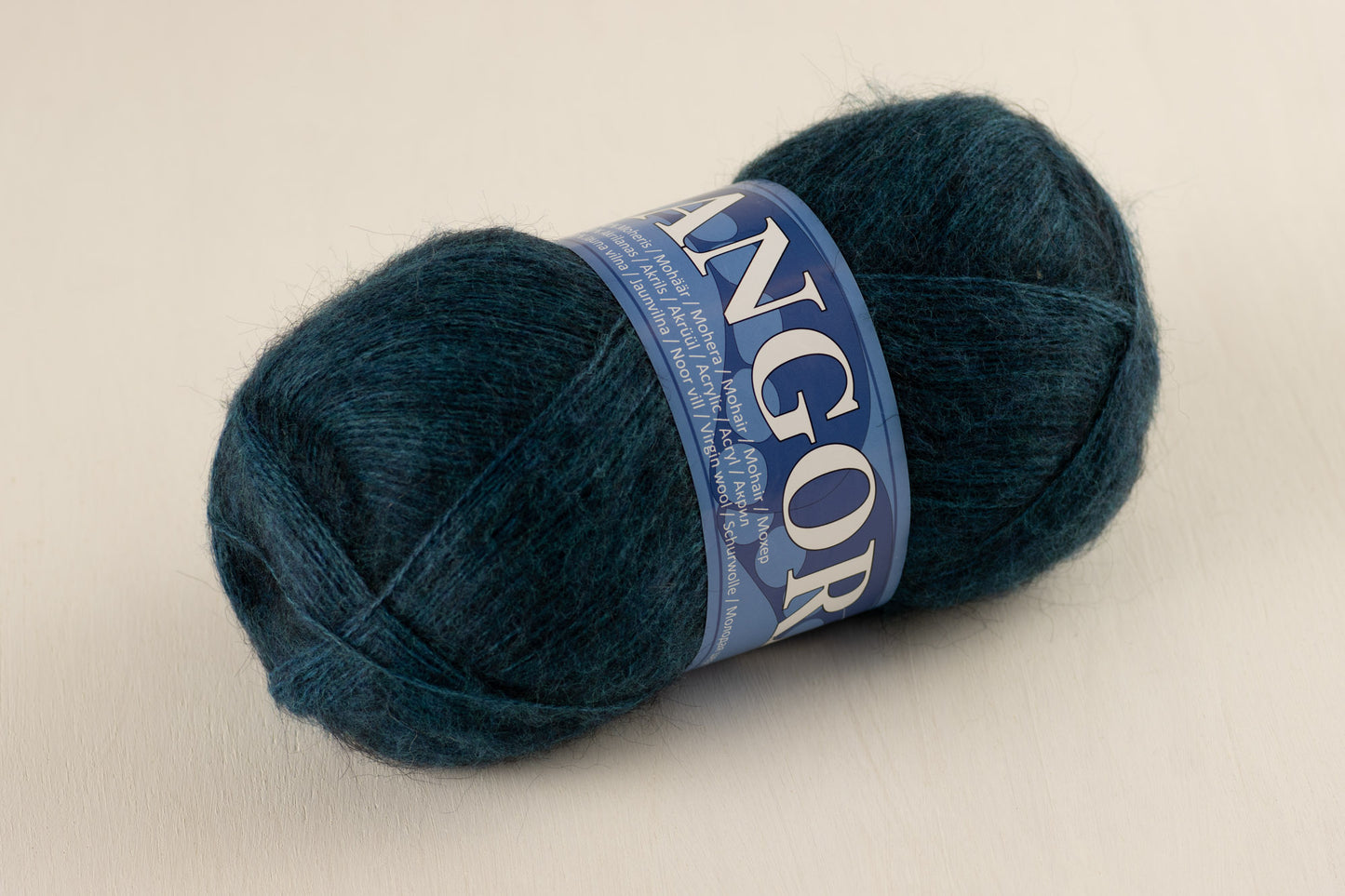 Angora 2 /Midara/ 100g #641 "Tumšs degvielas zils"