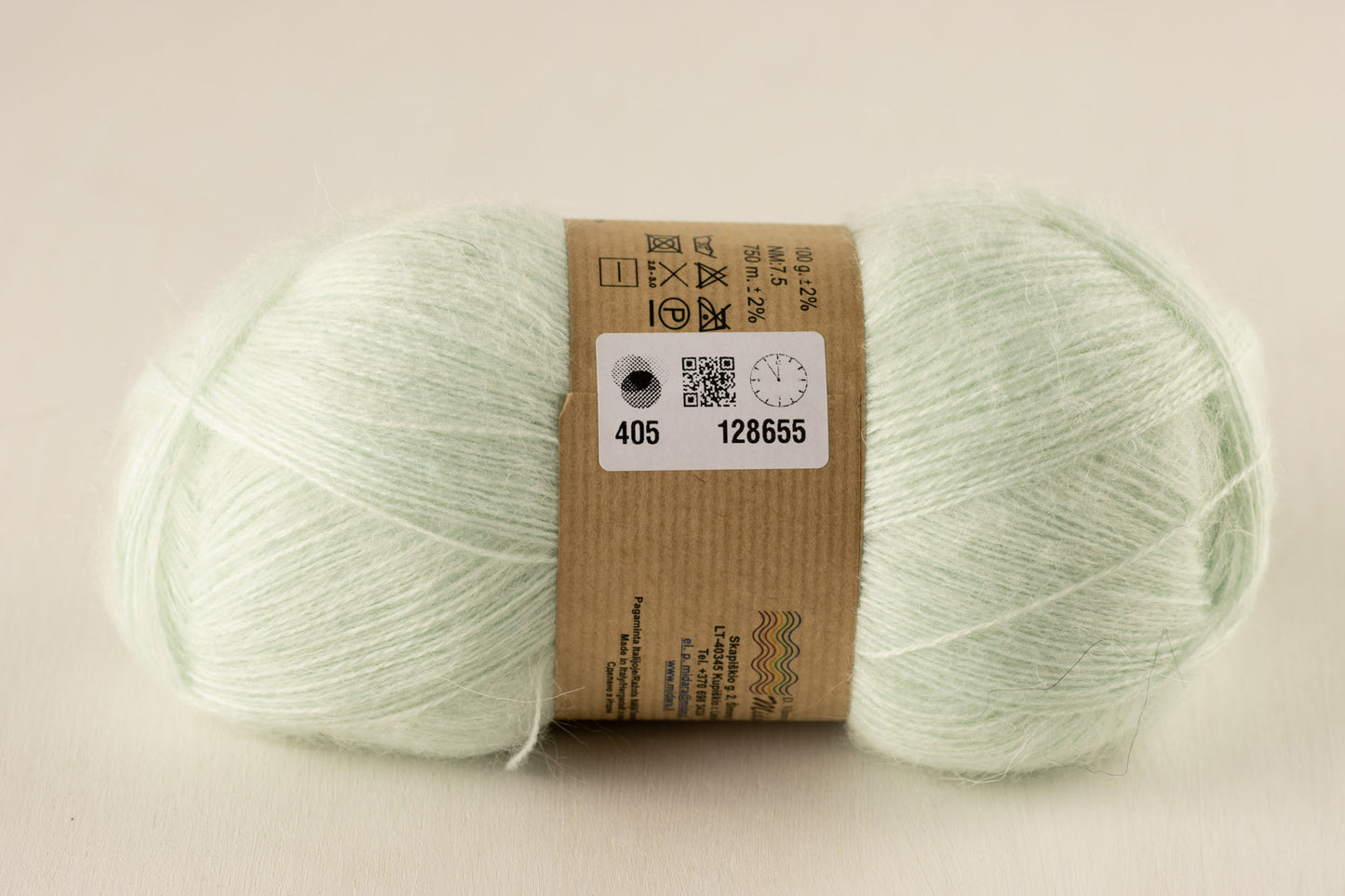 Angora 2 /Midara/ 100g #405 "Soft mint green"