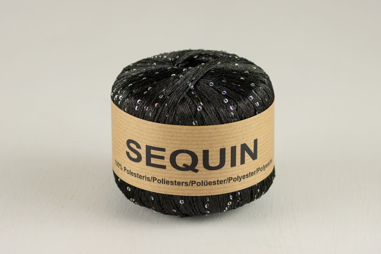 Sequin /Midara/ 50g #944 "Melns-varavīksnes fliteri"