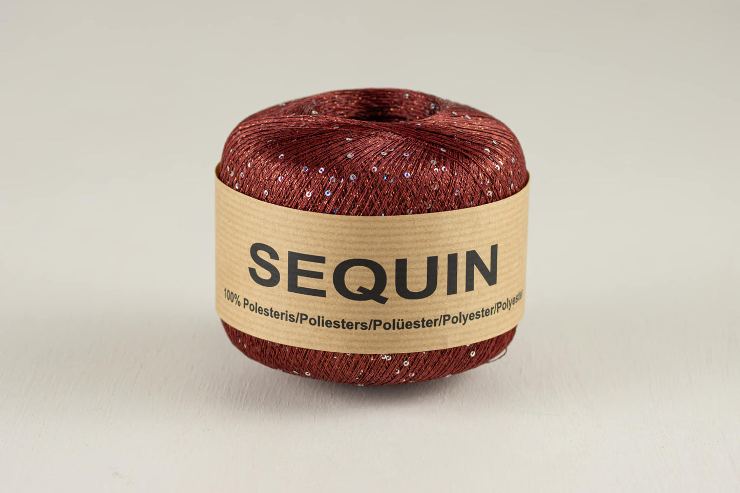 Sequin /Midara/ 50g #110 1350m "Brūngansarkans"