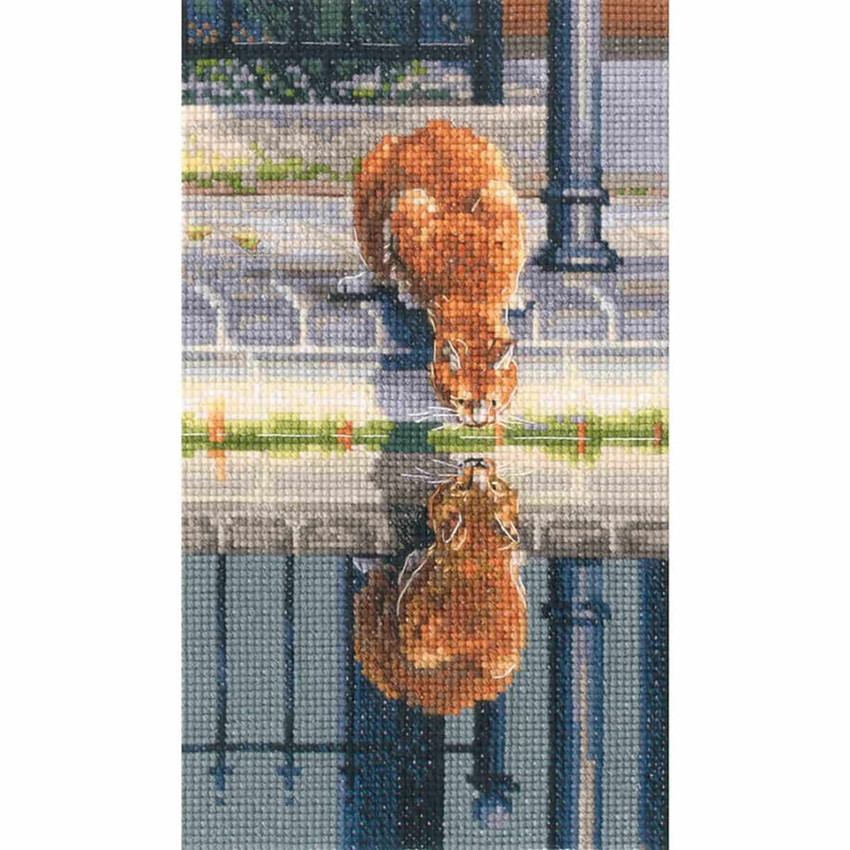 Viss šķiet ačgārni - izšūšanas komplekts /RTO/ 10 x 17.5 cm