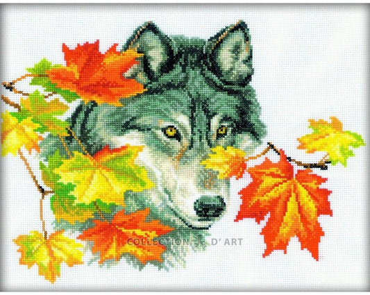 Vilks - izšūšanas komplekts /RTO/ 31 x 24 cm